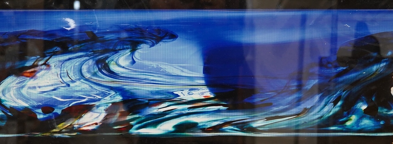 Anthony Stern, photographic colour print, ‘Wave’, signed in pencil to the mount, 22 x 59cm. Condition - good